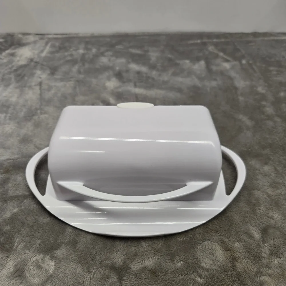 Butterie Flip-Top Butter Dish White Plastic Kitchen Concepts Unlimited 9.516.962